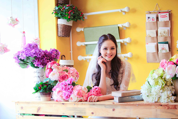 Á hậu Hoàng Anh mơ làm cô dâu 