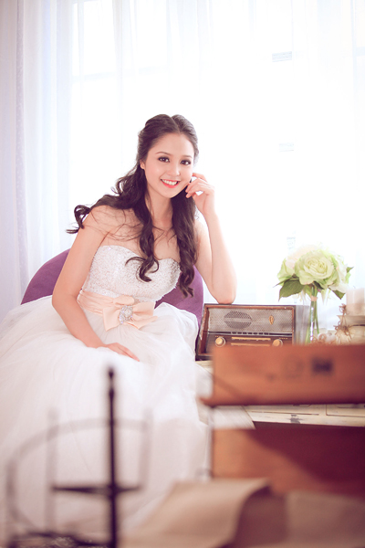 Á hậu Hoàng Anh mơ làm cô dâu 